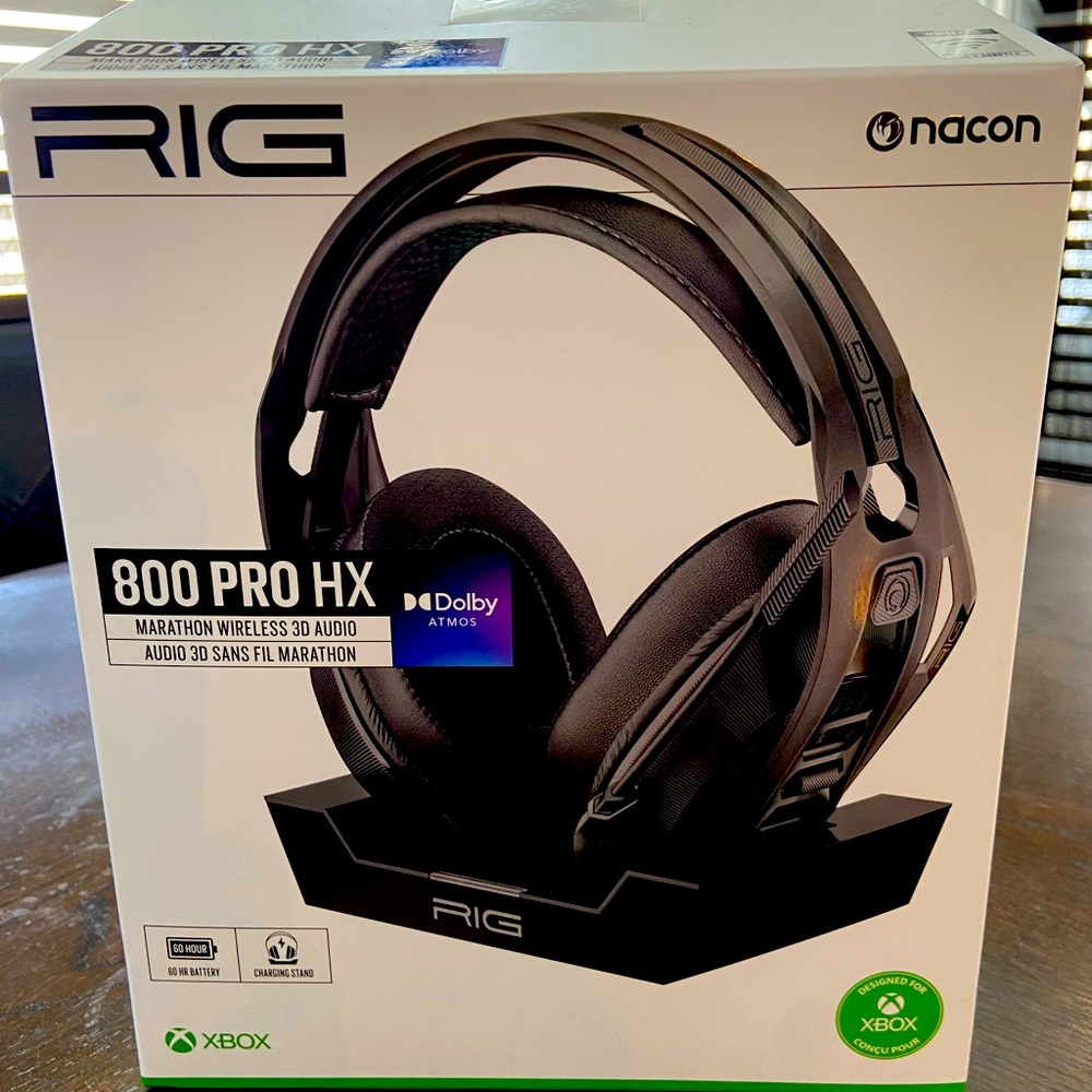RIG 800 Pro HX Marathon Wireless 3D Audio headset for XBOX.